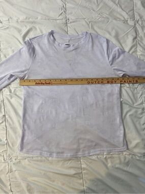 Light Lavender Long Sleeve Gym Top